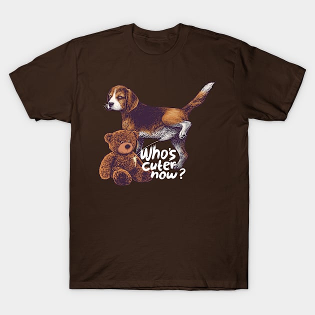 Jealous Puppy T-Shirt by Unboxed Mind of J.A.Y LLC 